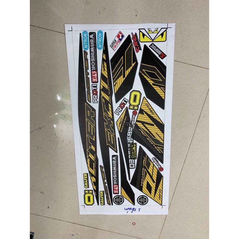 Tem rời dành cho Exciter 150 xám