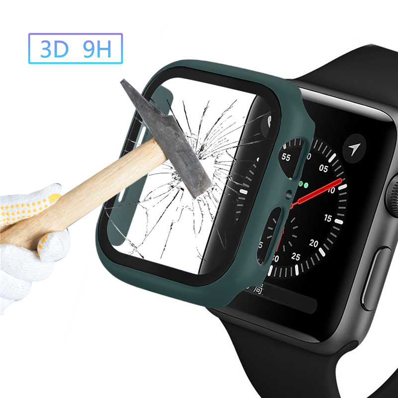 Ốp Case Thinfit &amp; Kính Cường Lực cho Apple Watch Series 8 (41/45mm) / Apple Watch SE 2022 (40/44mm)