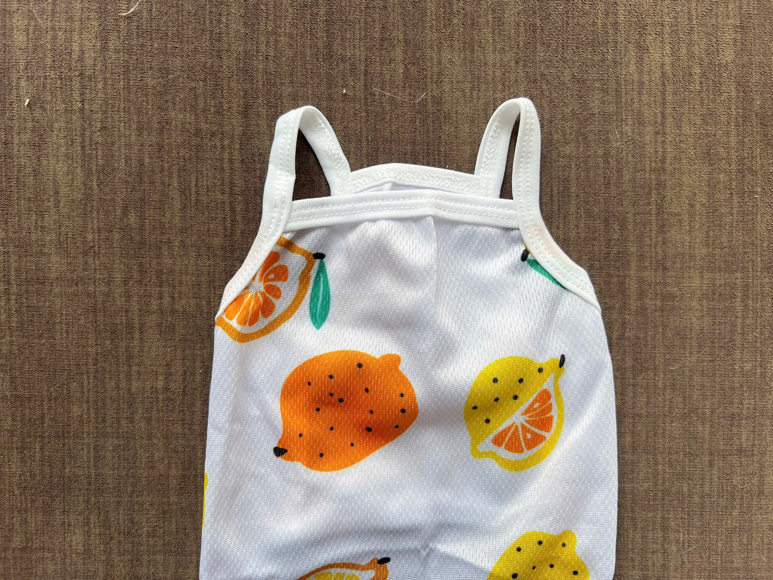 ÁO THUN HAI DÂY TRÁI CÂY THÔNG HƠI SIÊU CUTE TỪ 1-7.5KG DÀNH CHO THÚ CƯNG CHÓ MÈ