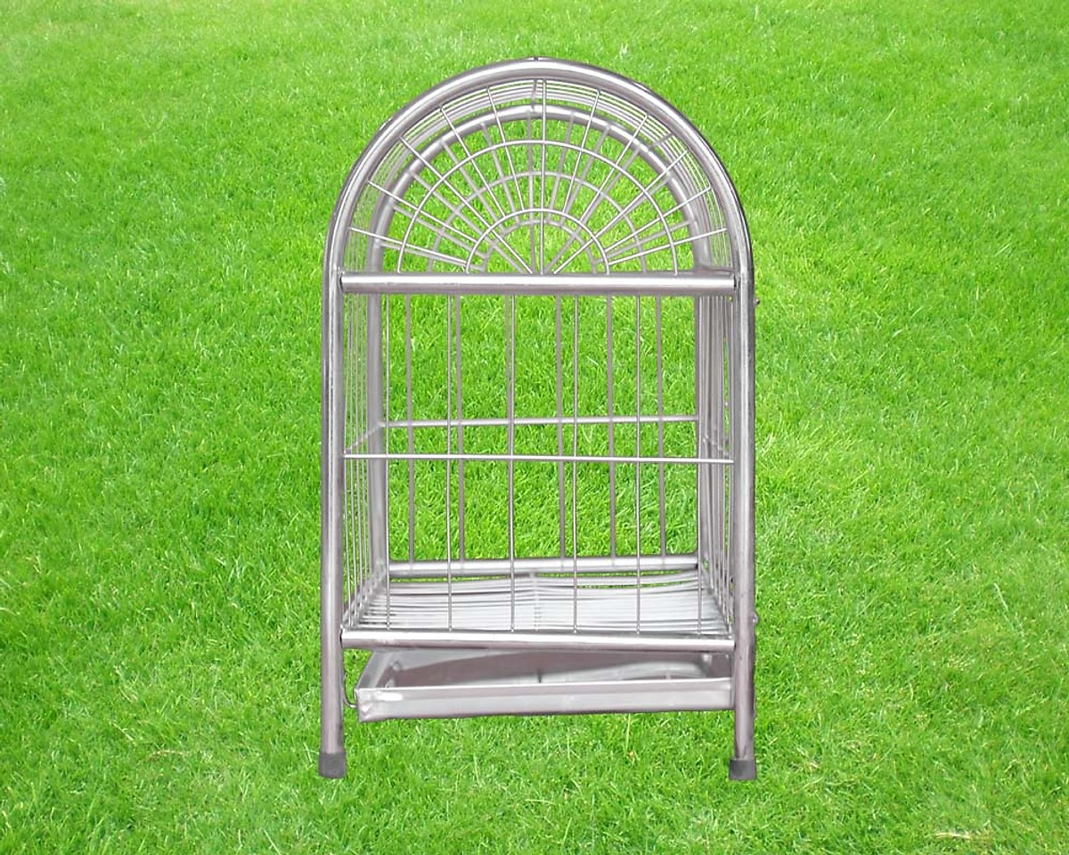 Chuồng chó mèo inox mái vòm và mái vuông