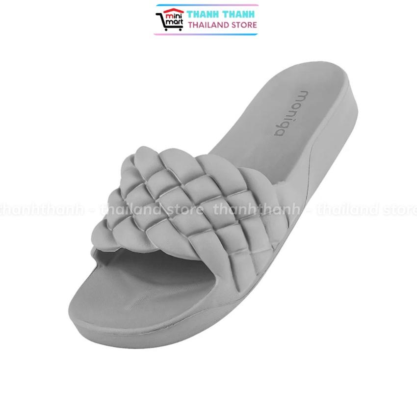 Dép Thái Lan nữ quai đúc siêu nhẹ Monobo moniga 10.5 - Xám - Size 7 39