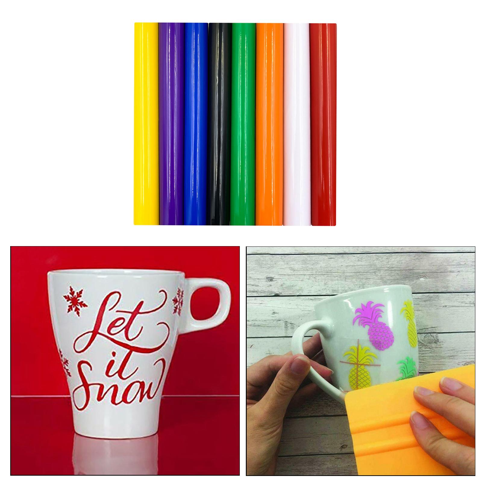 Permanent Self-Adhesive Transfer Roll Vinyl Sheets Windows Decals 30x50cm