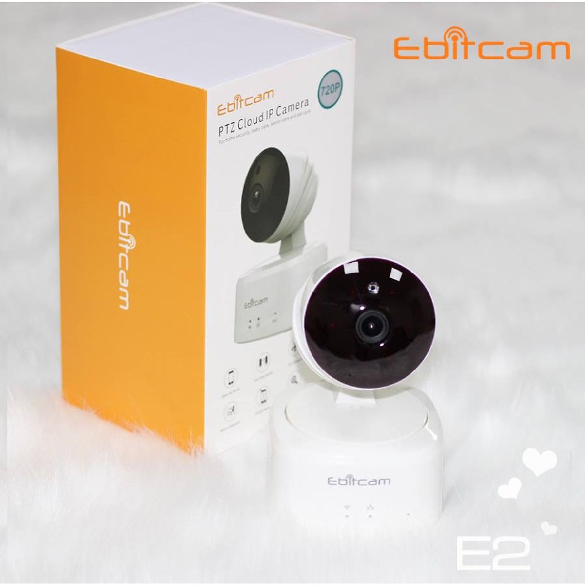 Camera Ip Wifi Ebitcam E2 - Full HD 1080MP - Hàng Chính Hãng