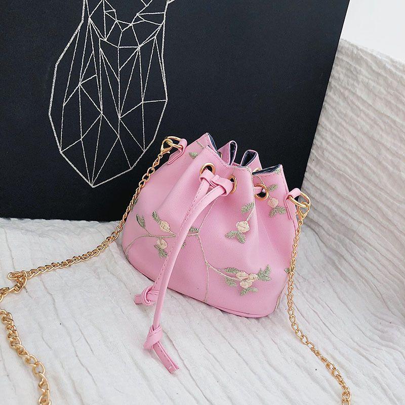 Túi vải Harajuku dây rút xinh xắn phong cách Nhật bản