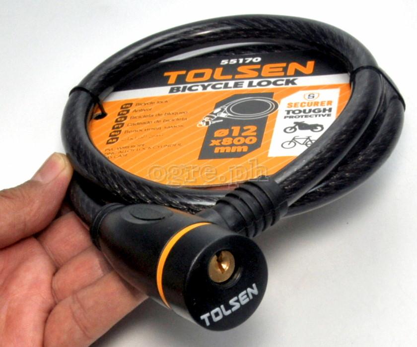 Ổ KHÓA DÂY 80cm TOLSEN 55170  - HÀNH CHÍNH HÃNG