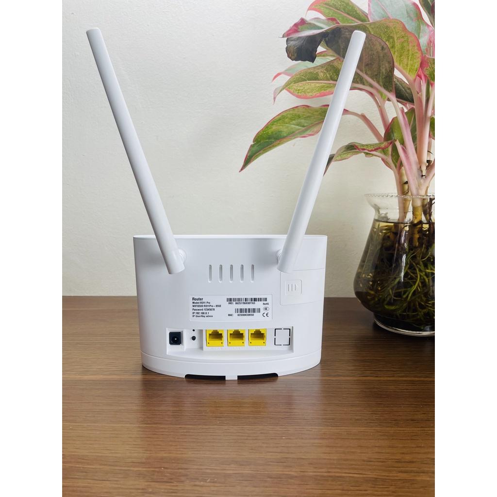 Bộ Phát Wifi 3G 4G CPE R311 Pro- 300Mb 3 Cổng LAN, Hỗ Trợ 16 Thiết Bị Chuyên Lắp Xe Khách, Văn Phòng