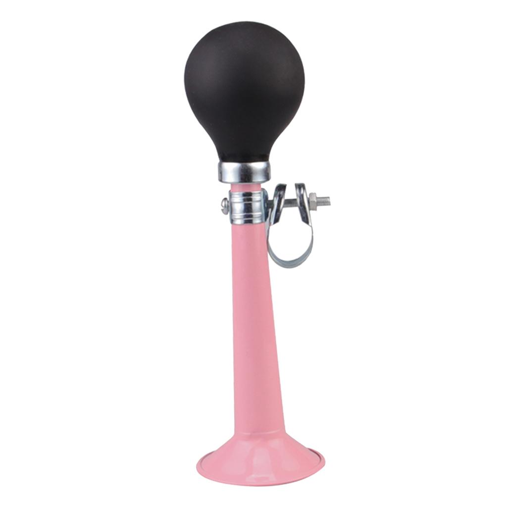 2xBike Cycling Air Horn Hooter Bell Straight Horn Squeeze Rubber Bulb Pink