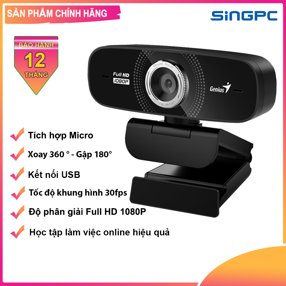 Webcam Genius FaceCam 2000X - Hàng chính hãng