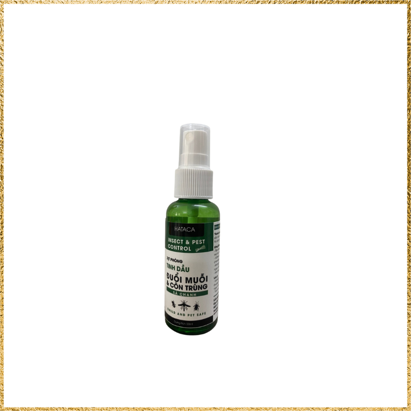 ( Thơm phòng/ đuổi muổi ) Bình xịt đuổi muỗi, côn trùng HATACA -100% thiên nhiên