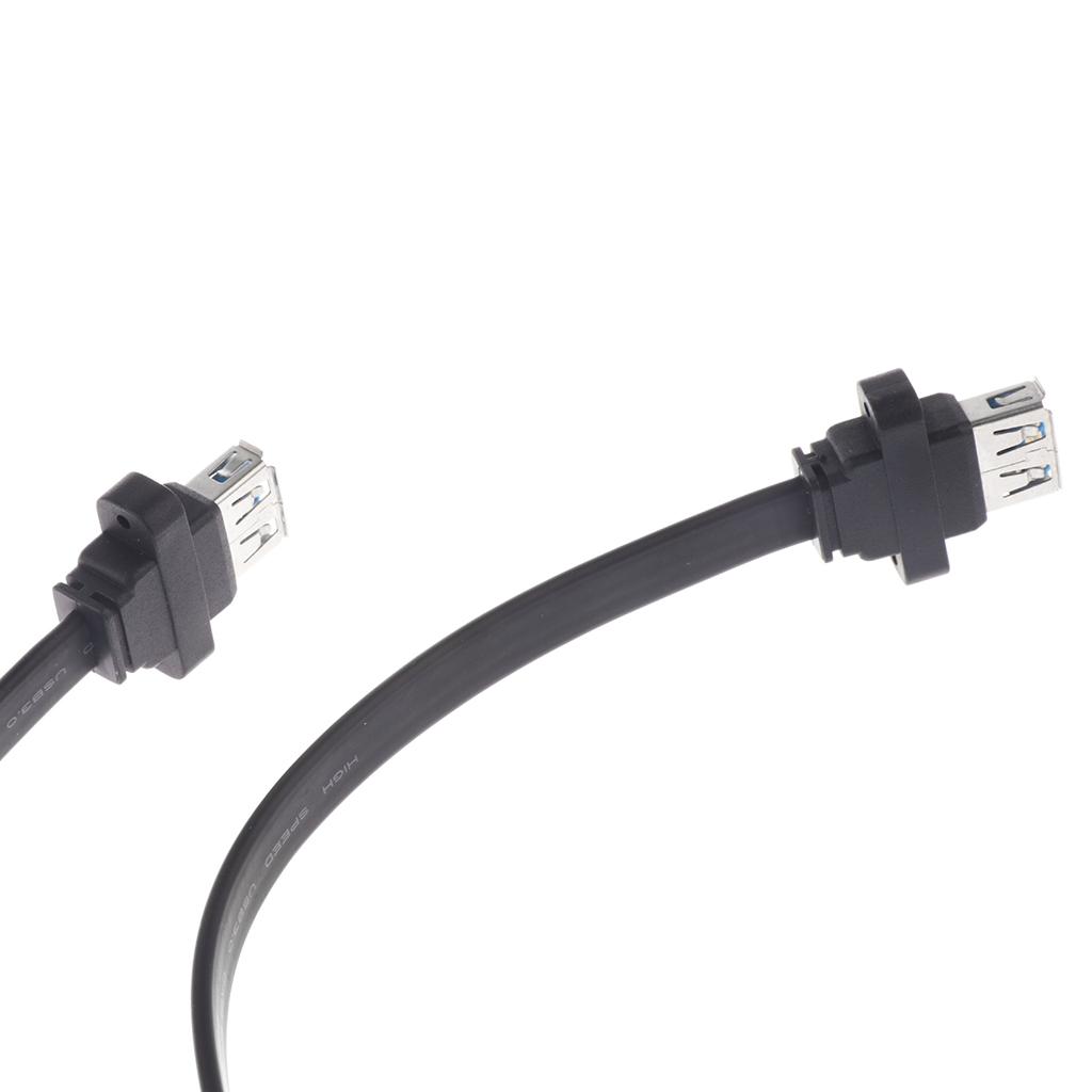 2 Cổng USB 3.0 Loại A Nữ Cho Bo Mạch Chủ 20Pin Cáp Dây 50 Cm