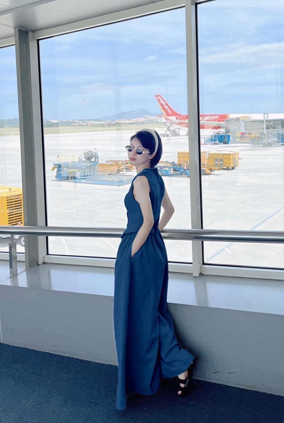 SET ÁO CROPTOP GILE SƠ MI SÁT NÁCH ÔM BODY + QUẦN DÀI ỐNG RỘNG LƯNG CAO SUÔNG TRƠN DẠO PHỐ ĐI CHƠI ĐI BIỂN ĐI TIỆC