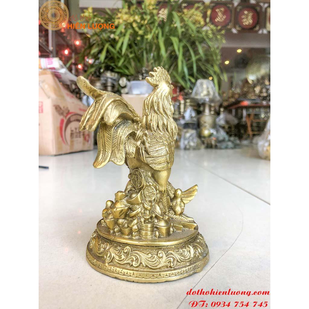 Tượng Gia Đình Gà Hạnh Phúc - Kê Đắc Phúc - Tượng Đồng Phong Thủy
