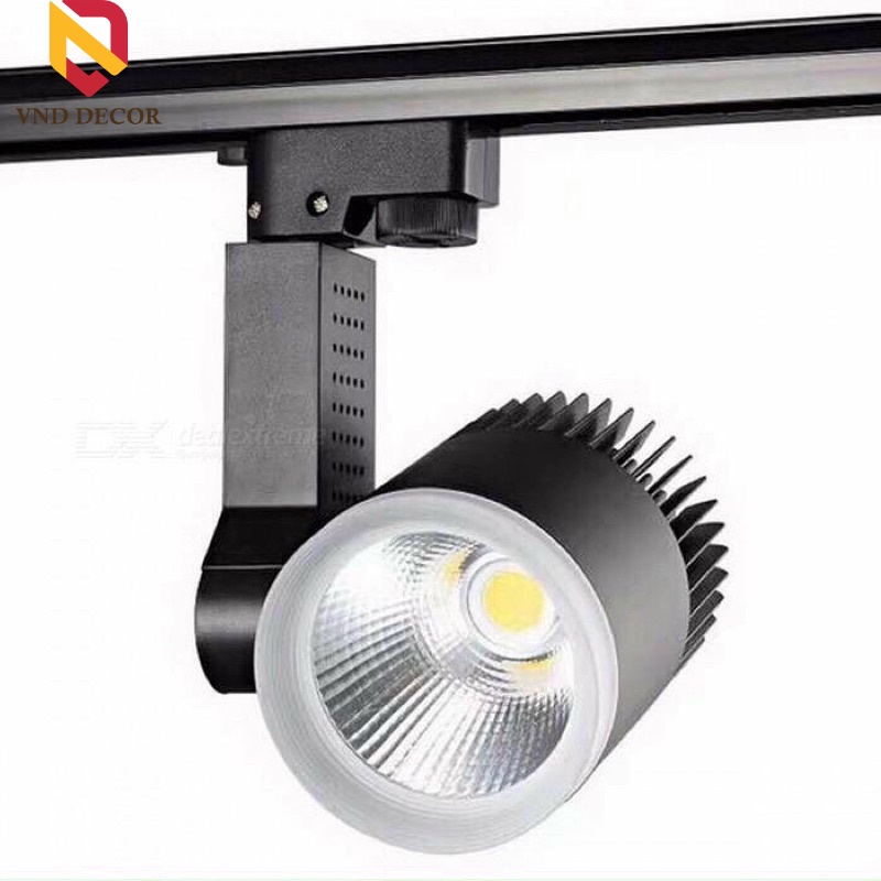 ĐÈN LED RAY RỌI MINI COB 12W VỎ ĐEN - ÁNH SÁNG TRẮNG 6500K, ÁNH SÁNG VÀNG 3500K, SỬ DỤNG TRANG TRÍ SHOROOM, CỬA HÀNG