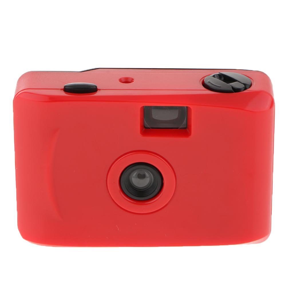 16FT Waterproof 35mm Film Camera with Case for Scuba Diving, Snorkeling Red