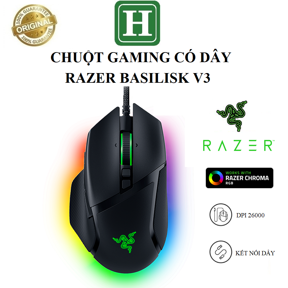 Chuột Chơi game có dây - Razer Basilisk V3