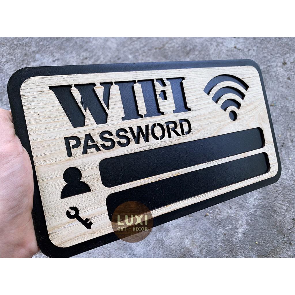 Bảng gỗ Password Wifi KHOAIGO DECOR