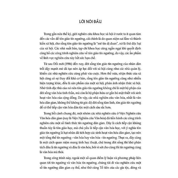 Sách - Tín Ngưỡng Và Văn Hóa Tín Ngưỡng Ở Việt Nam - Ngô Đức Thịnh - VIETNAMBOOK