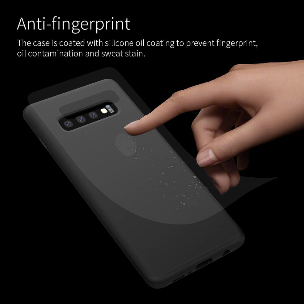 Ốp lưng chống bám bẩn silicon cho Samsung Galaxy S10 mỏng 1mm hiệu Nillkin Flex Pure Cover Case - chống sốc cực tốt, chất liệu cao cấp, gờ bảo vệ camera - Hàng nhập khẩu