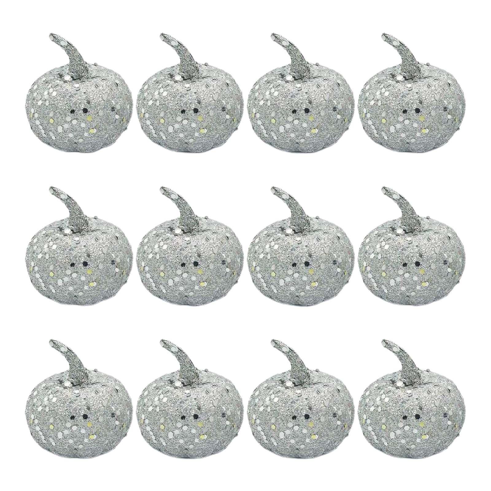 12x Foam Pumpkin Models Handmade for Table Centerpiece Thanksgiving Festival