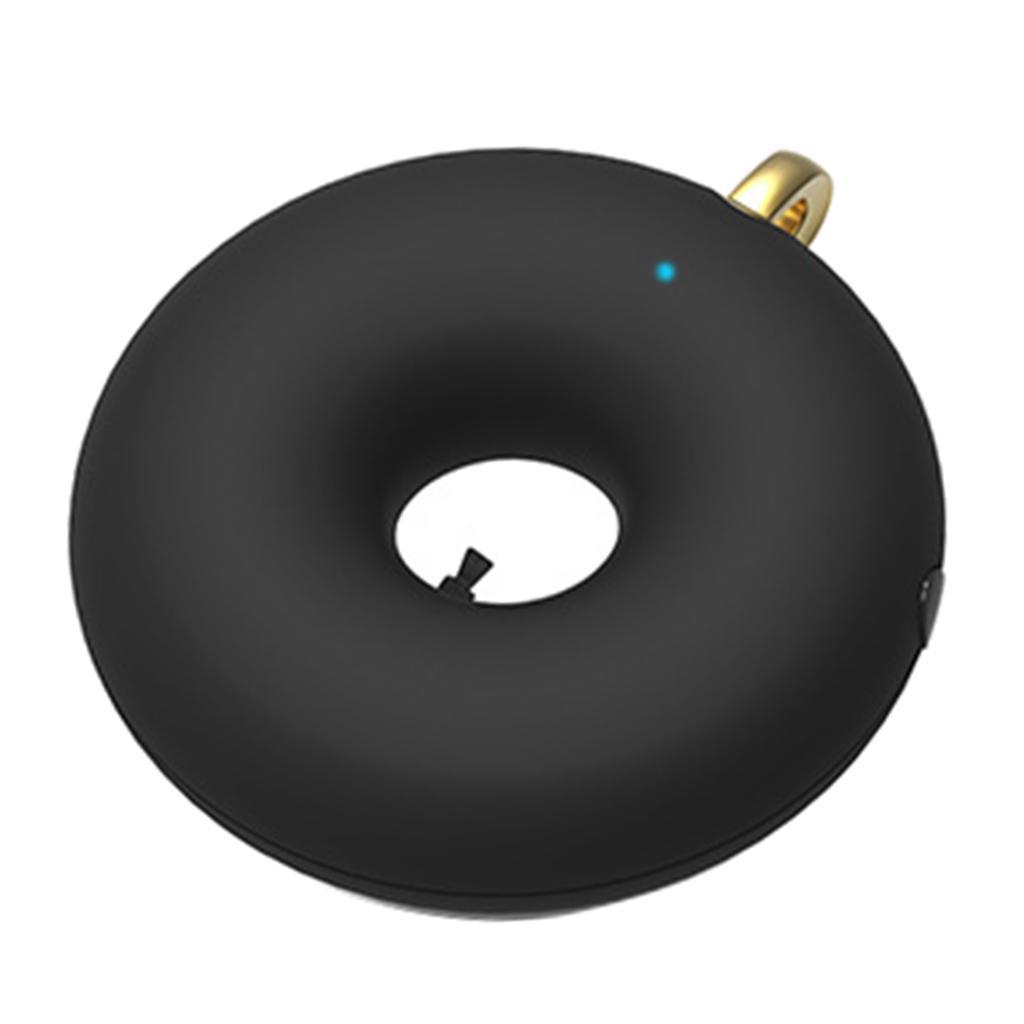 Portable Necklace Air Purifier Mini Wearable Negative Ions Generator Black