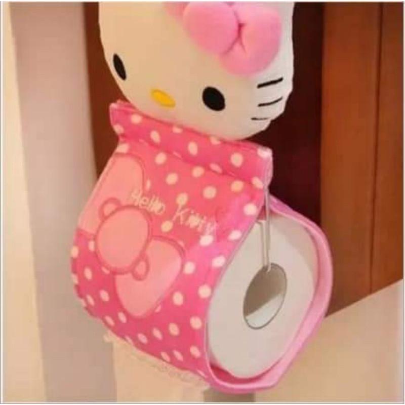 TÚI TREO KHĂN GIẤY BẰNG VẢI HÌNH KITTY