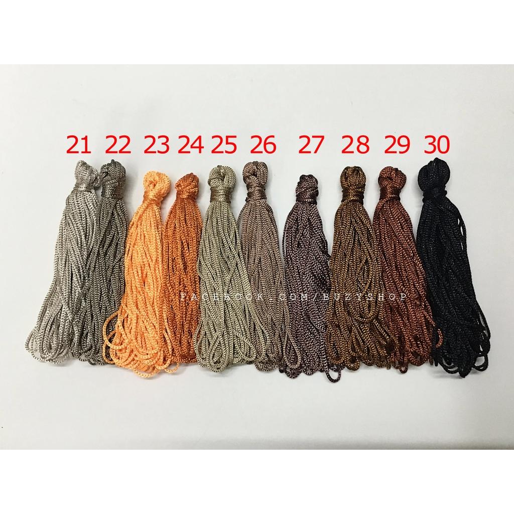 combo 50 màu dây cotton 1mm 