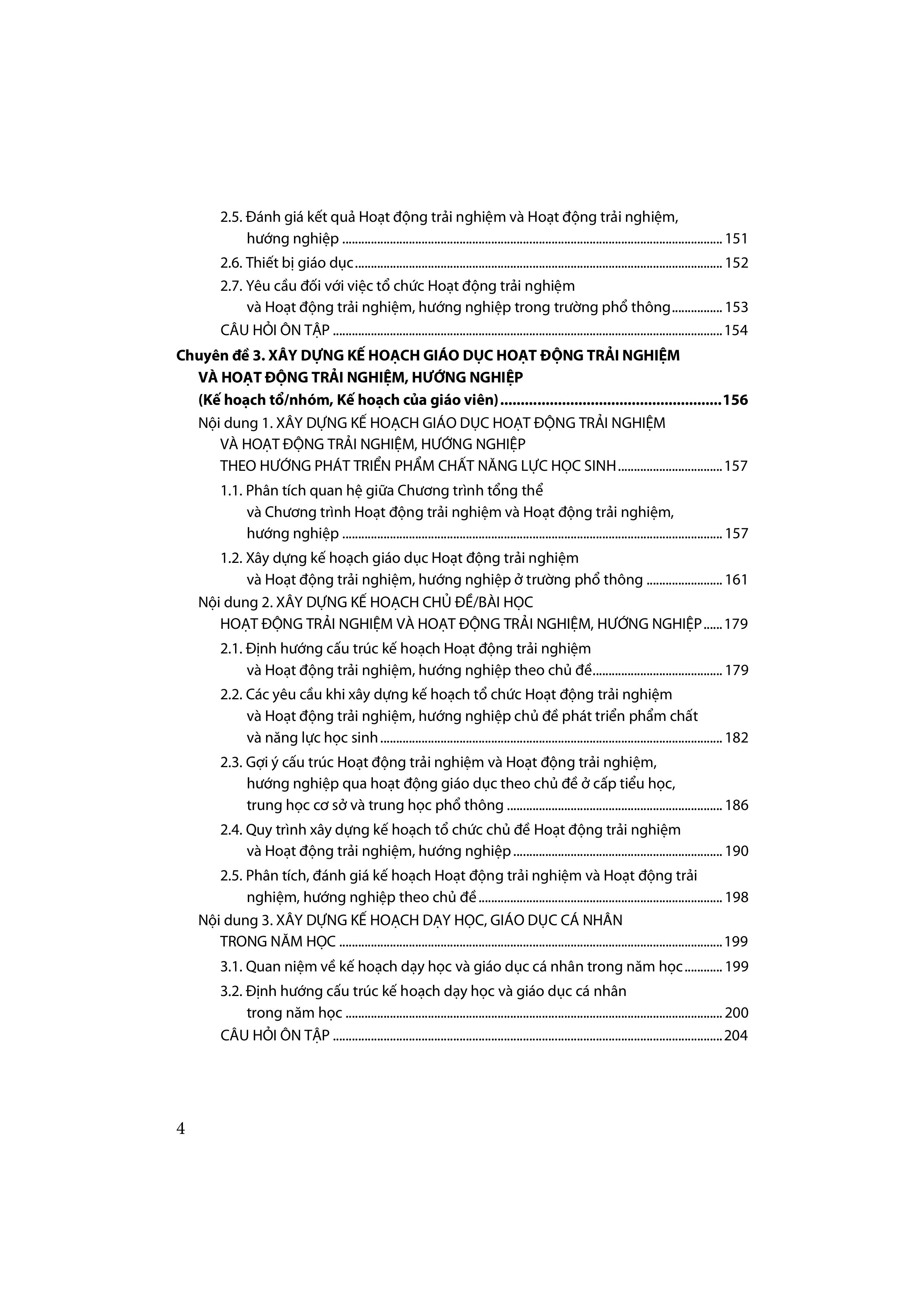Sách - Tài liệu bồi dưỡng năng lực tổ chức Hoạt động trải nghiệm và Hoạt động trải nghiệm, hướng nghiệp cho giáo viên phổ thông - ảnh 4