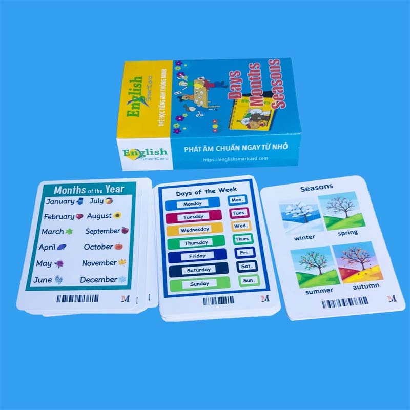 10 bộ  flashcard 10 chủ đề tiếng Anh cho bé, hình ảnh sinh động, đặc biệt có phát âm