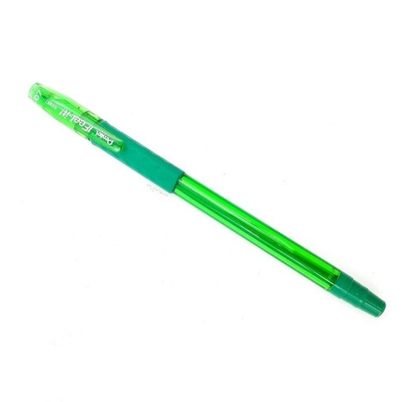 Bút Bi Nắp Đậy Pentel 0.7 BX487 - Xanh Lá