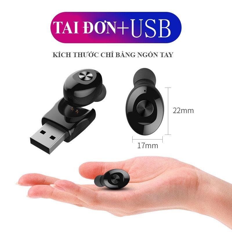 Tai nghe Bluetooth Hitoor XTG12 TWS dual-pass 5.0 tai nghe stereo thể thao không dây điện thoại di động phổ thông - hàng nhập khẩu