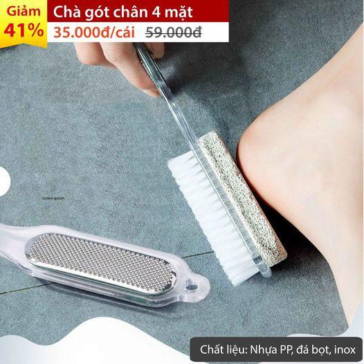 Chà gót chân 4 mặt