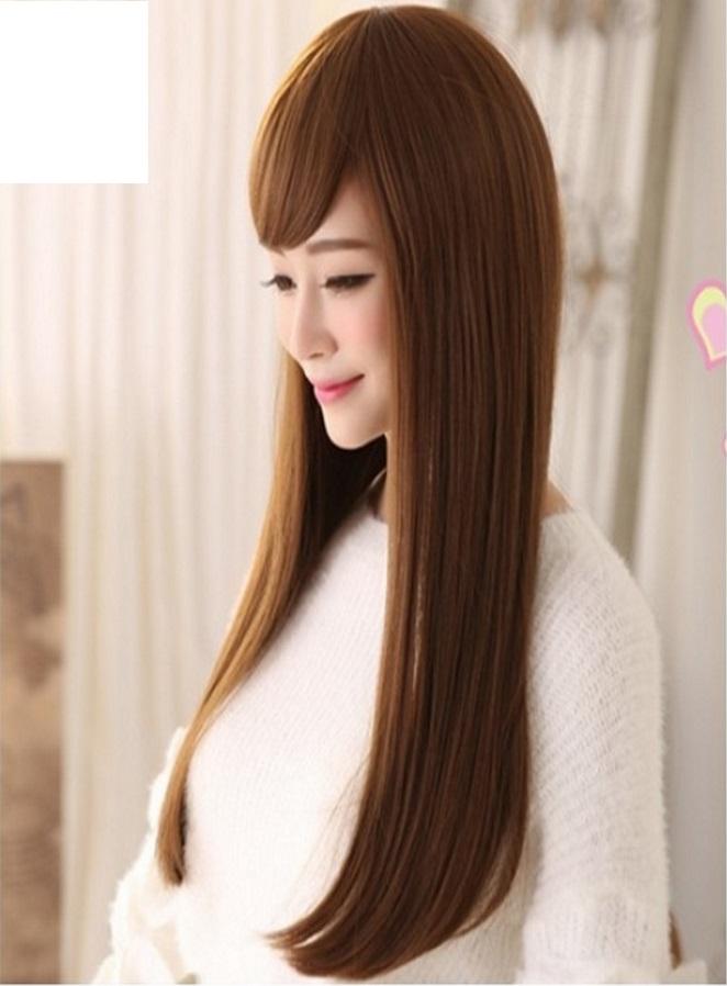 Tóc giả nữ hàn quốc tặng kèm lưới T117