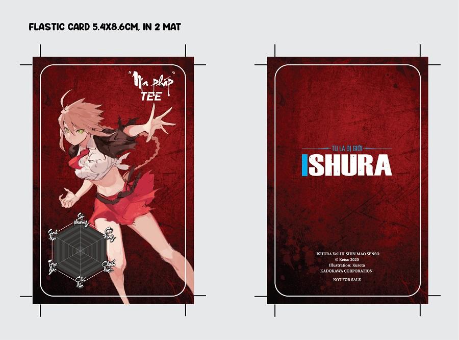 Sách - Ishura - Tu La Dị Giới - Tập 3 - Sự Câm Lặng Chết Chóc - Tặng Kèm Postcard + Thẻ Card Phủ Nhũ