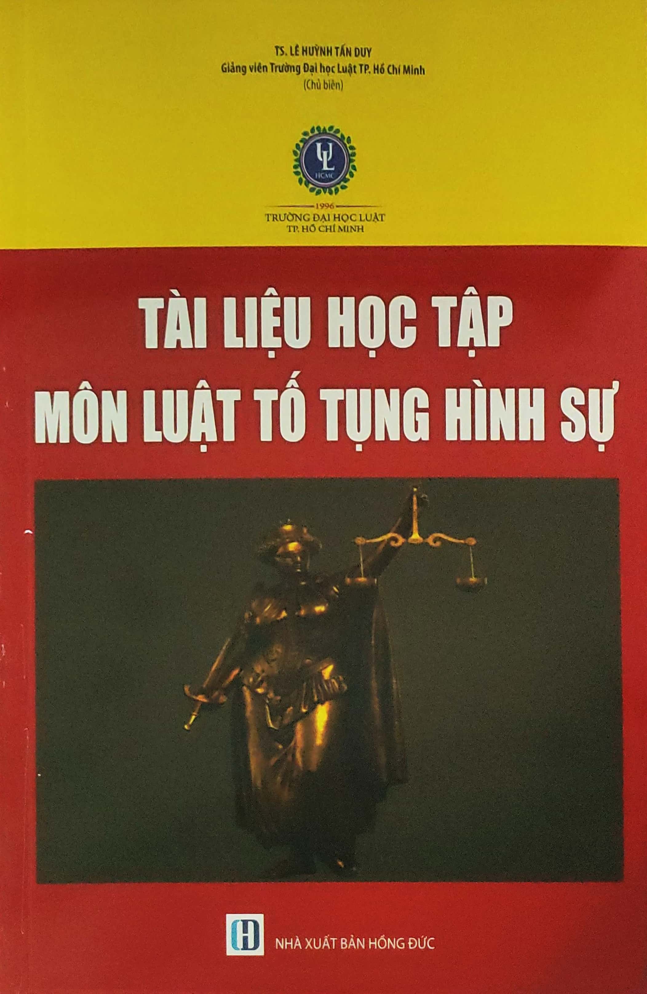 Tài liệu học tập môn luật tố tụng hình sự