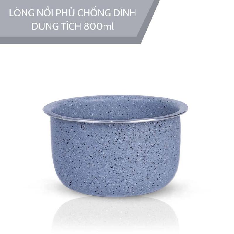Nồi cơm điện mini Lebenlang LBL0586 dung tích 800ml, công suất 250W, BH 24 tháng - Hàng chính hãng