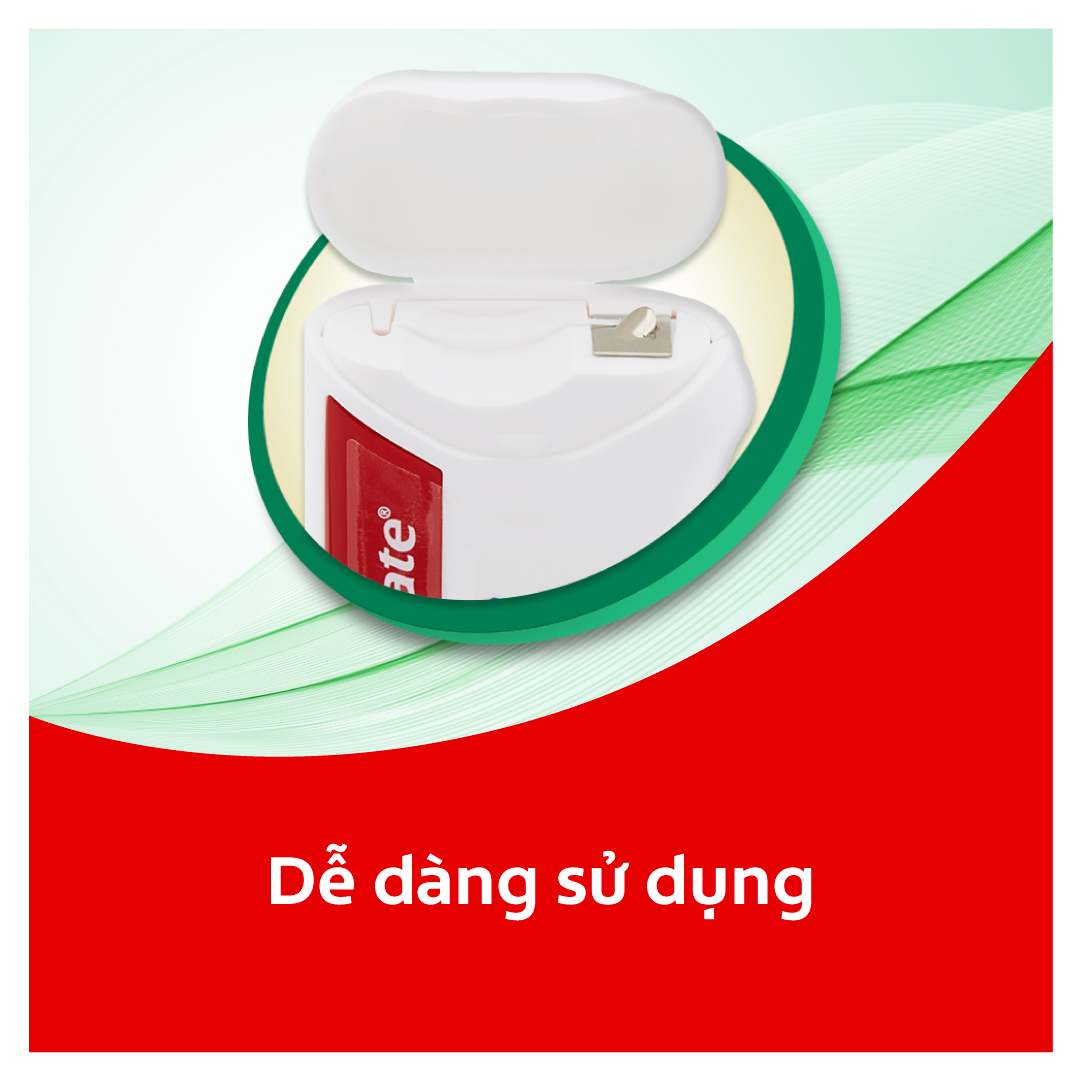 Bộ 2 hộp Chỉ nha khoa Colgate Total Dental Floss hương bạc hà