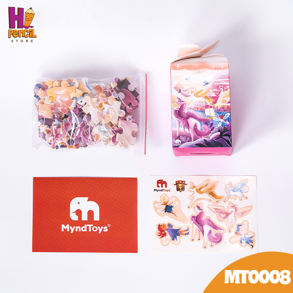Đồ Chơi Xếp Hình Thế Giới Thần Thoại MyndToys Rosea Fantasy Puzzle - Unicorn Dance