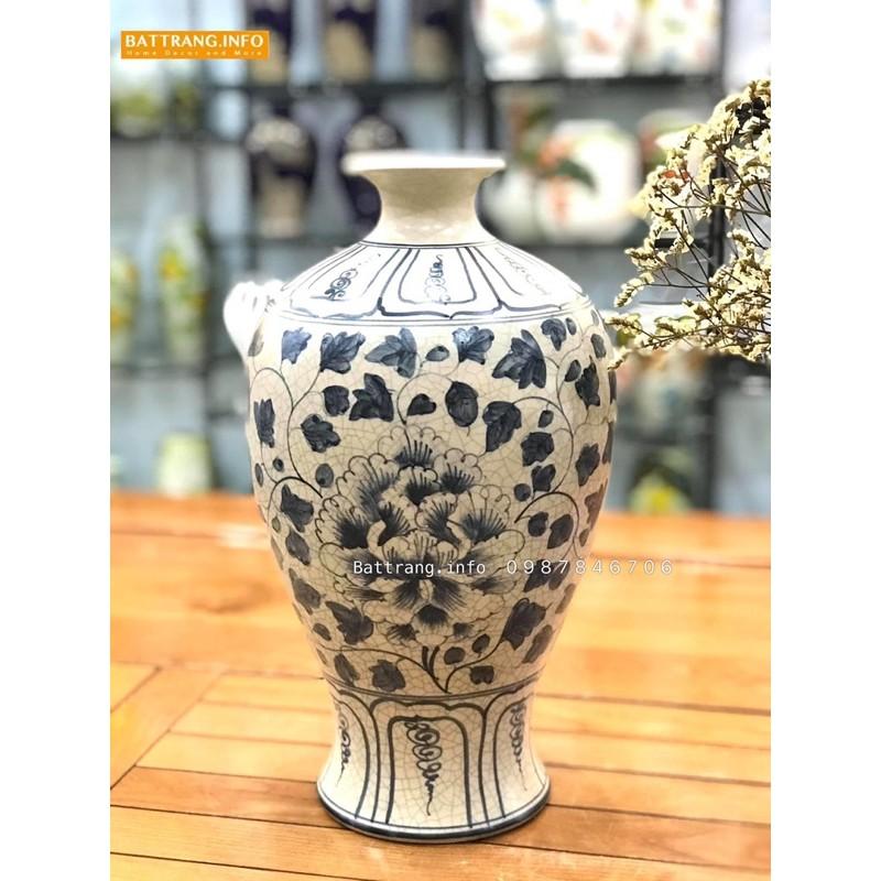 Mai bình men rạn giả cổ Bát tràng
