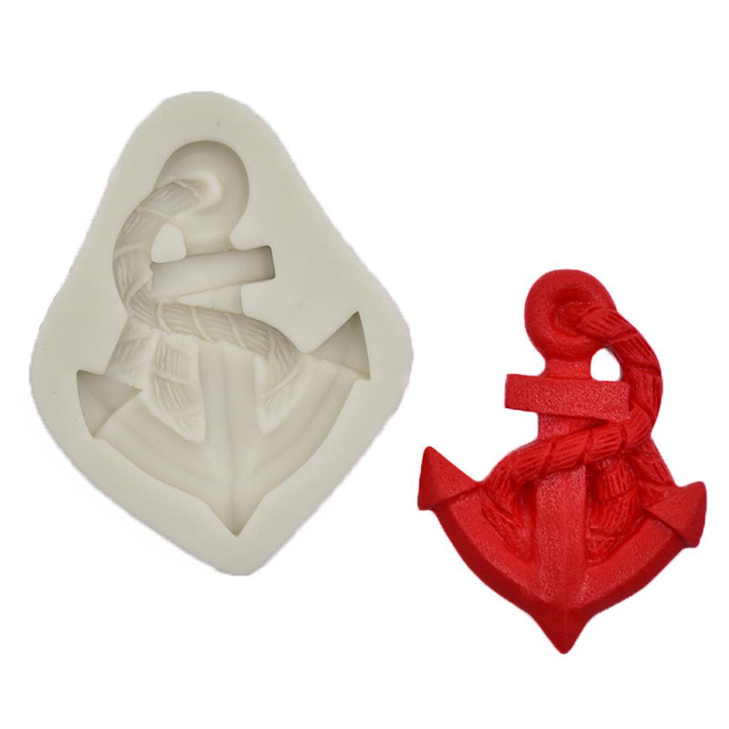 Anchor Silicone Mould DIY Bake Mold Boat Cake Chocolate Baking Sugarcraft