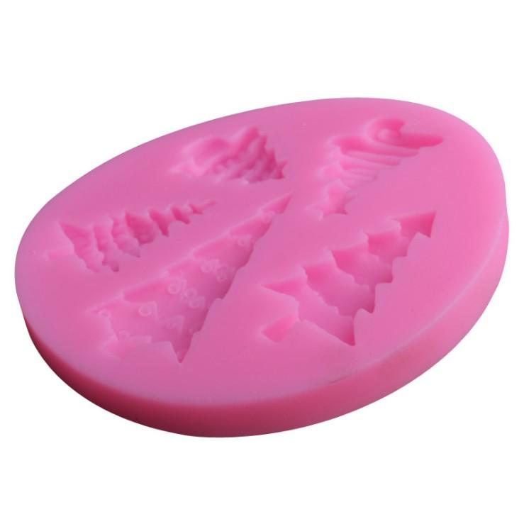 Khuôn silicon 3D cây thông