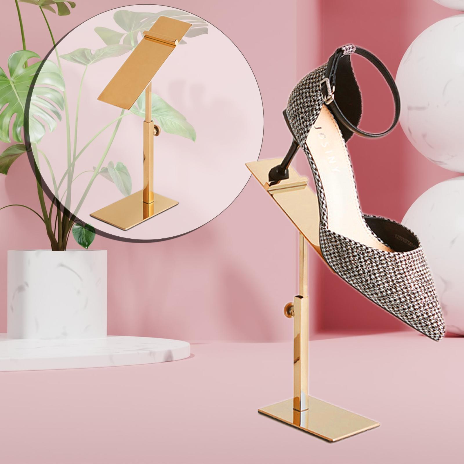 Shoe Display Stand, Shoe Display Rack Holder, Metal Display Stands, Shoe Store Display Stands for Women's Sandal, Sports Shoes