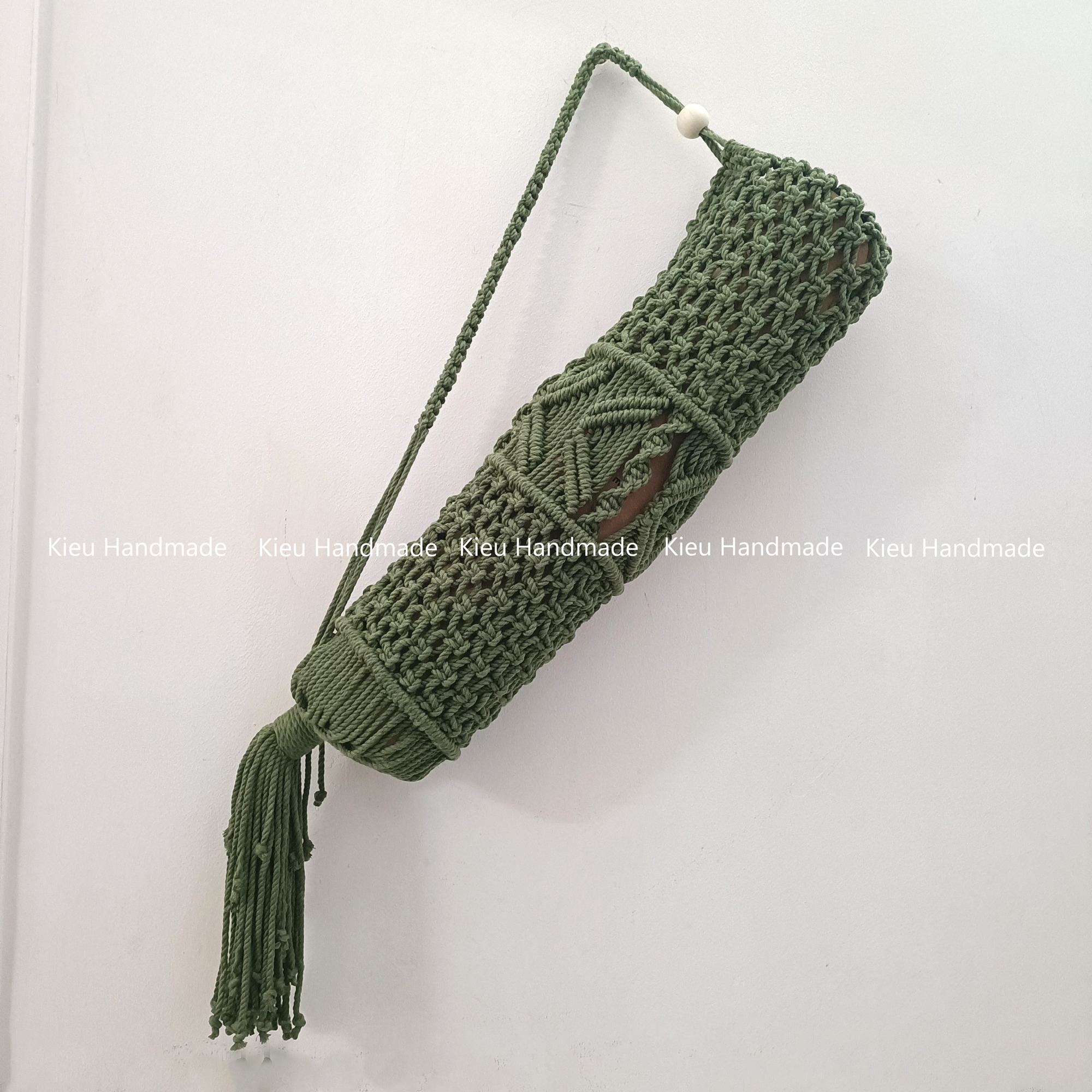 Túi đựng thảm tập yoga macrame độc đáo