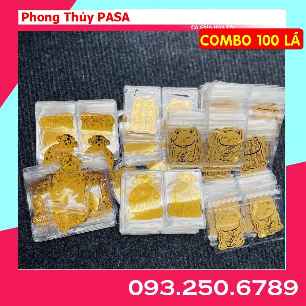 Dán Lá Vàng Mèo Thần Tài và Hổ Vàng Để Trong Ốp Điện Thoại Ví - NELI - RƯỚC LỘC XUÂN