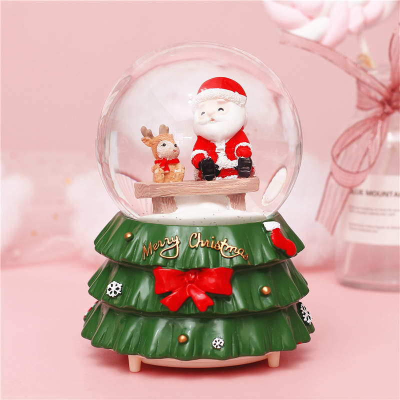 Quả cầu tuyết cây thông ông già Noel