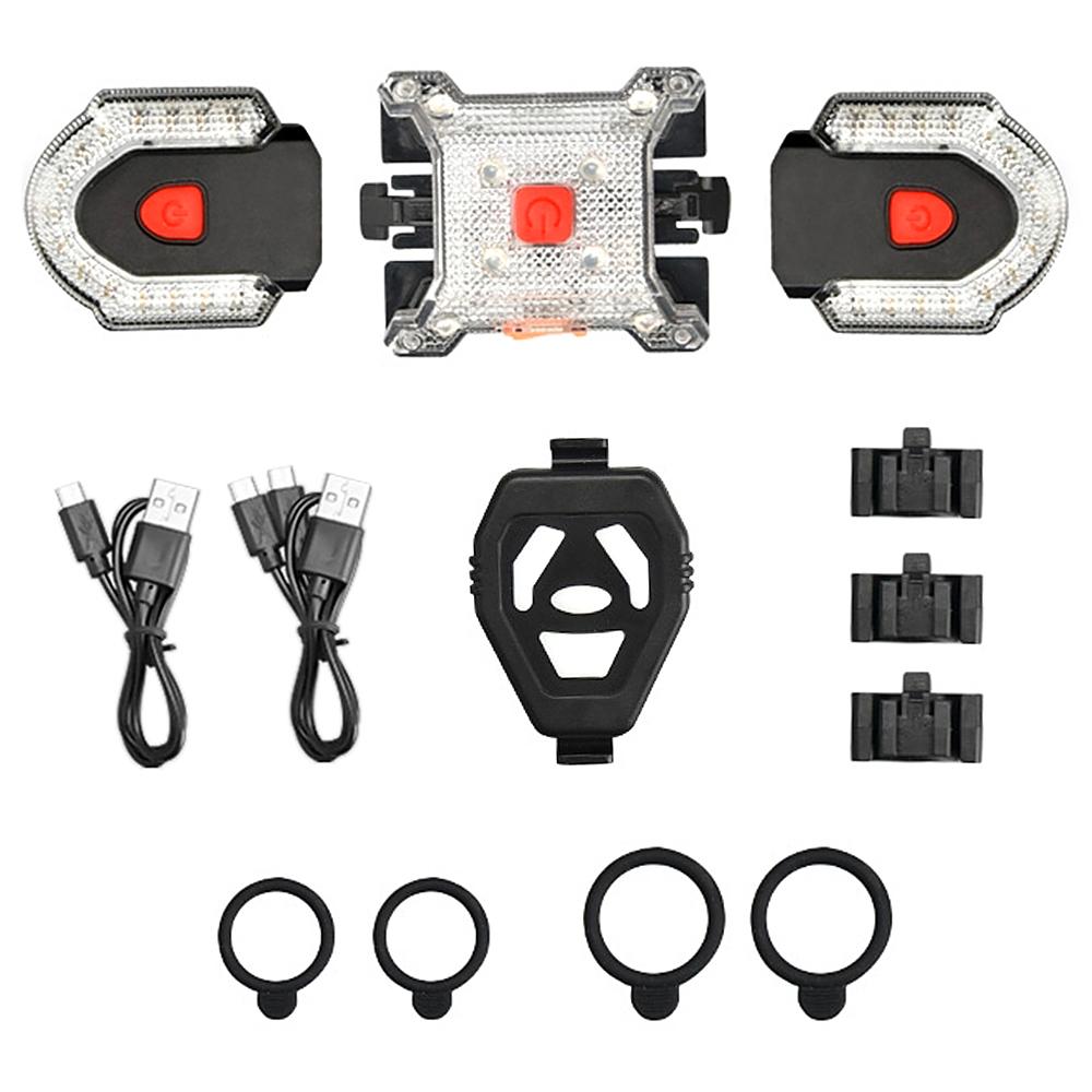 Đèn LED xe đạp không dây không thấm nước cảnh báo an toàn