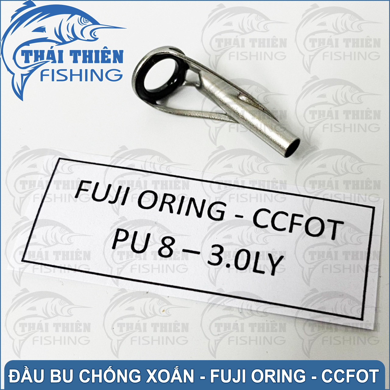 Đầu Bu Fuji Oring CCFOT Chống Xoắn Cao Cấp Dùng Cho Cần Câu Lure, Cần Máy Câu Ngâm