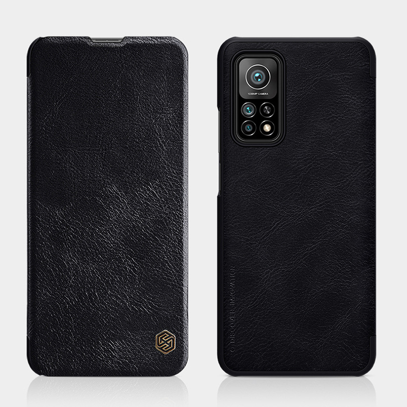 Bao da cho Xiaomi Mi 10T - Mi 10T Pro - Redmi K30S Nillkin Qin - Hàng Nhập Khẩu