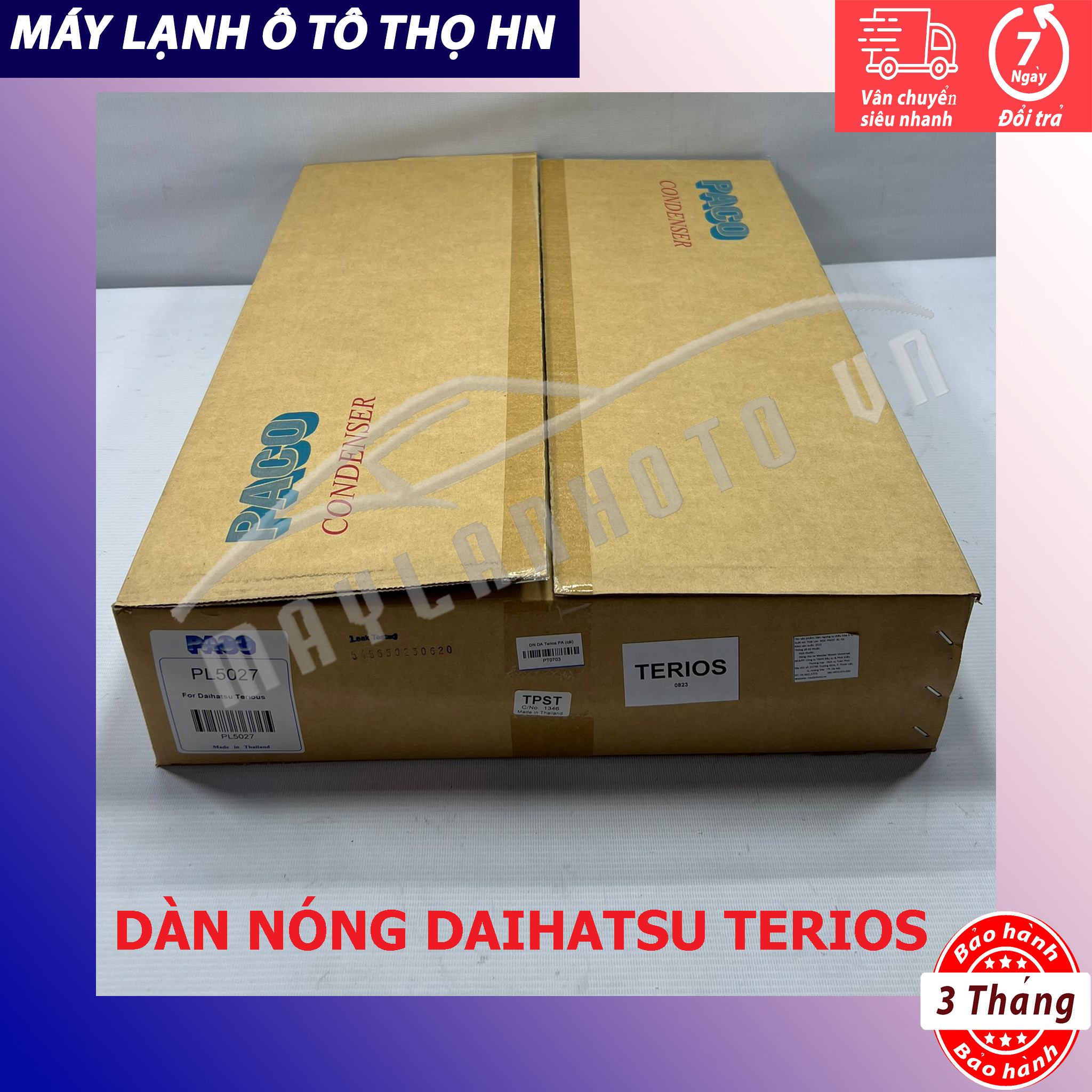 Dàn (giàn) nóng Daihatsu Terios Hàng xịn Thái Lan (hàng chính hãng nhập khẩu trực tiếp)