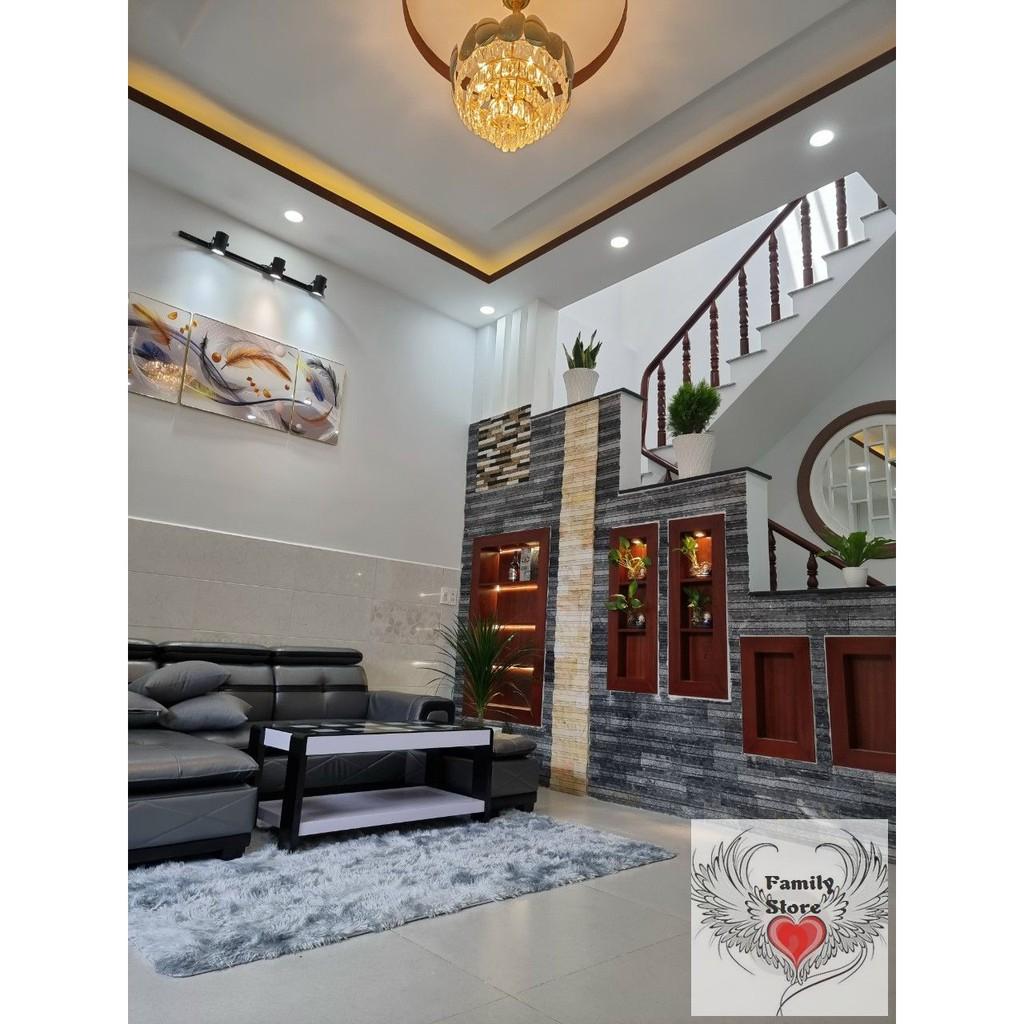 Siêu xả bộ ba tranh tráng gương cao cấp lá xanh cách điệu