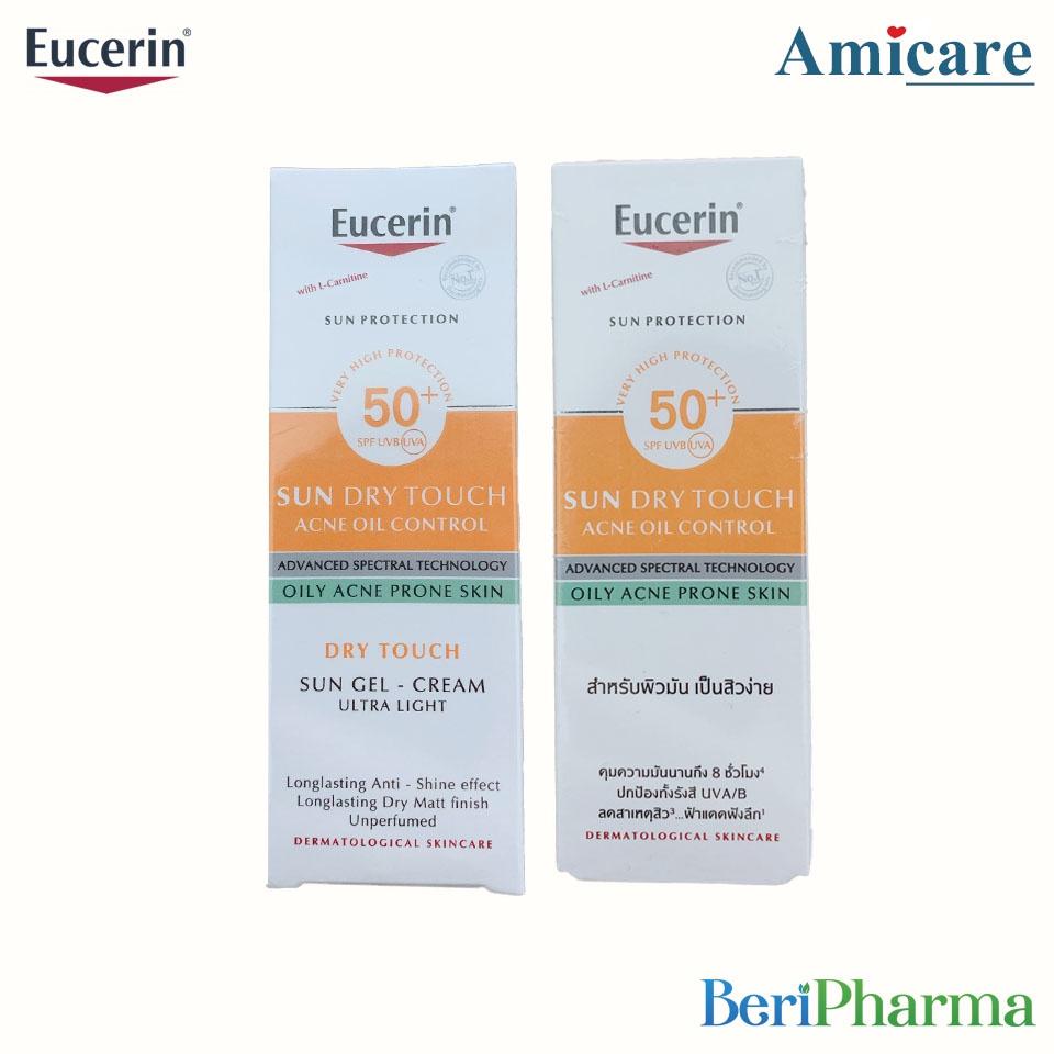 Eucerin Kem Chống Nắng Kiểm Soát Nhờn Sun Oil Control Dry Touch Spf50+ 50ml